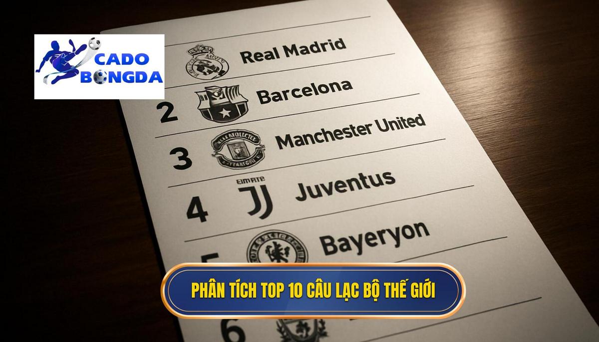 Giải Mã Sức Mạnh Tuyệt Đối: Phân Tích Chuyên Sâu Top 10 Câu Lạc Bộ Mạnh Nhất Thế Giới 2 Phân tích Chi tiết Top 10 Câu Lạc Bộ Mạnh Nhất Thế Giới