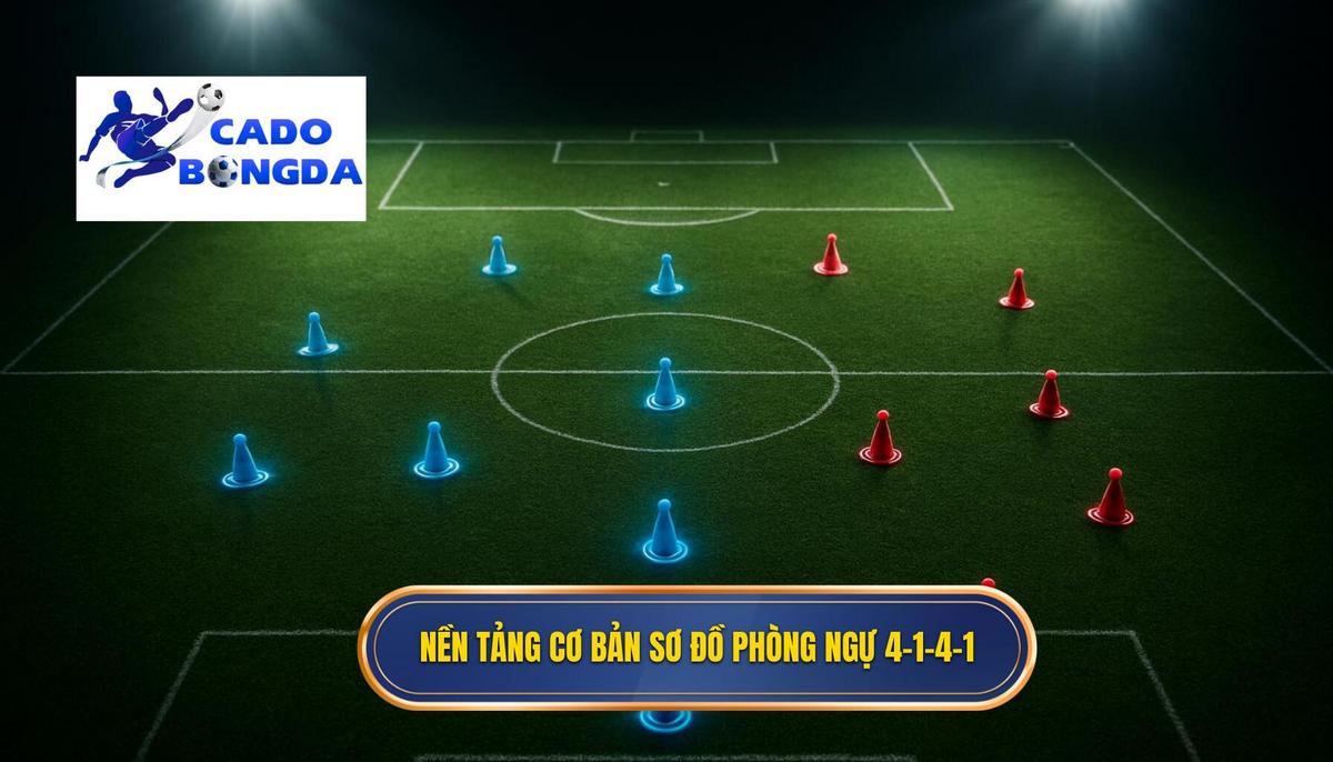 Phân Tích Chuyên Sâu Chiến thuật bóng đá 4-1-4-1 Phòng Ngự Hiệu Quả 1 Nền Tảng Cơ Bản Của Sơ Đồ 4-1-4-1 Khi Phòng Ngự