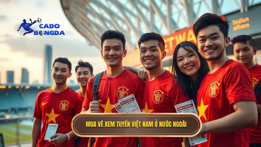 Mua vé xem tuyển Việt Nam ở nước ngoài