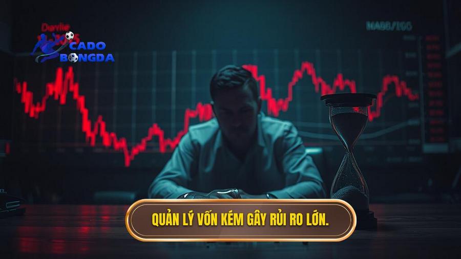 Quản lý vốn kém gây rủi ro lớn.