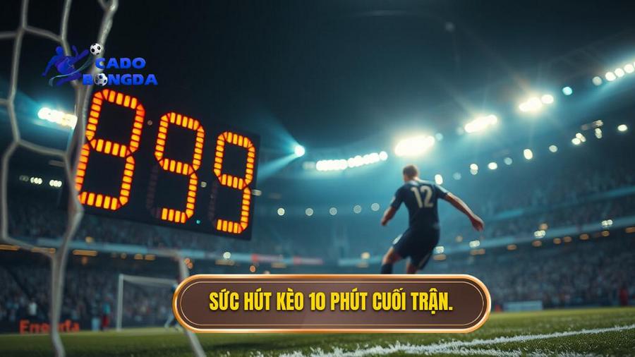 2. Sức hút kèo 10 phút cuối trận.