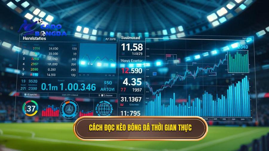 3. Cách đọc kèo bóng đá thời gian thực