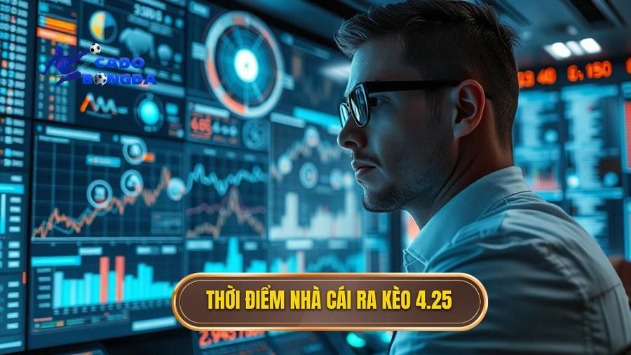 3. Thời điểm nhà cái ra kèo 4.25